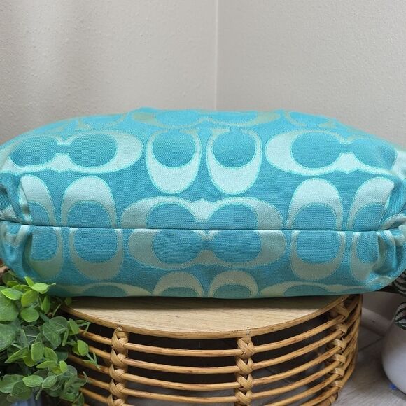 Coach Poppy Signature Tote with Matching Wallet - Picture 9 of 16